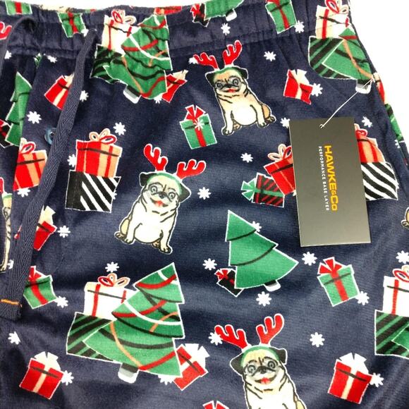 NWT Men's Festive Pup PJ Bottoms size Medium - Picture 4 of 6